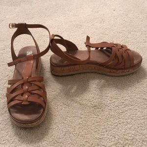 brown sandals
